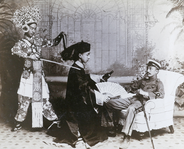 A scene from a theatrical performance