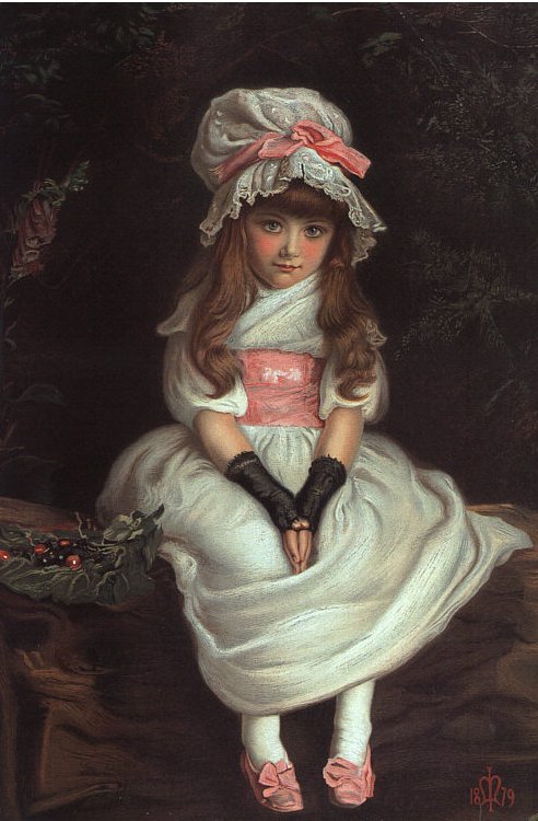 Cherry Ripe 1879 by John Everett Millais