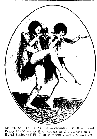 Peggy Hookham in Romer-Peeler School performance, The China Press, 31 May 1931