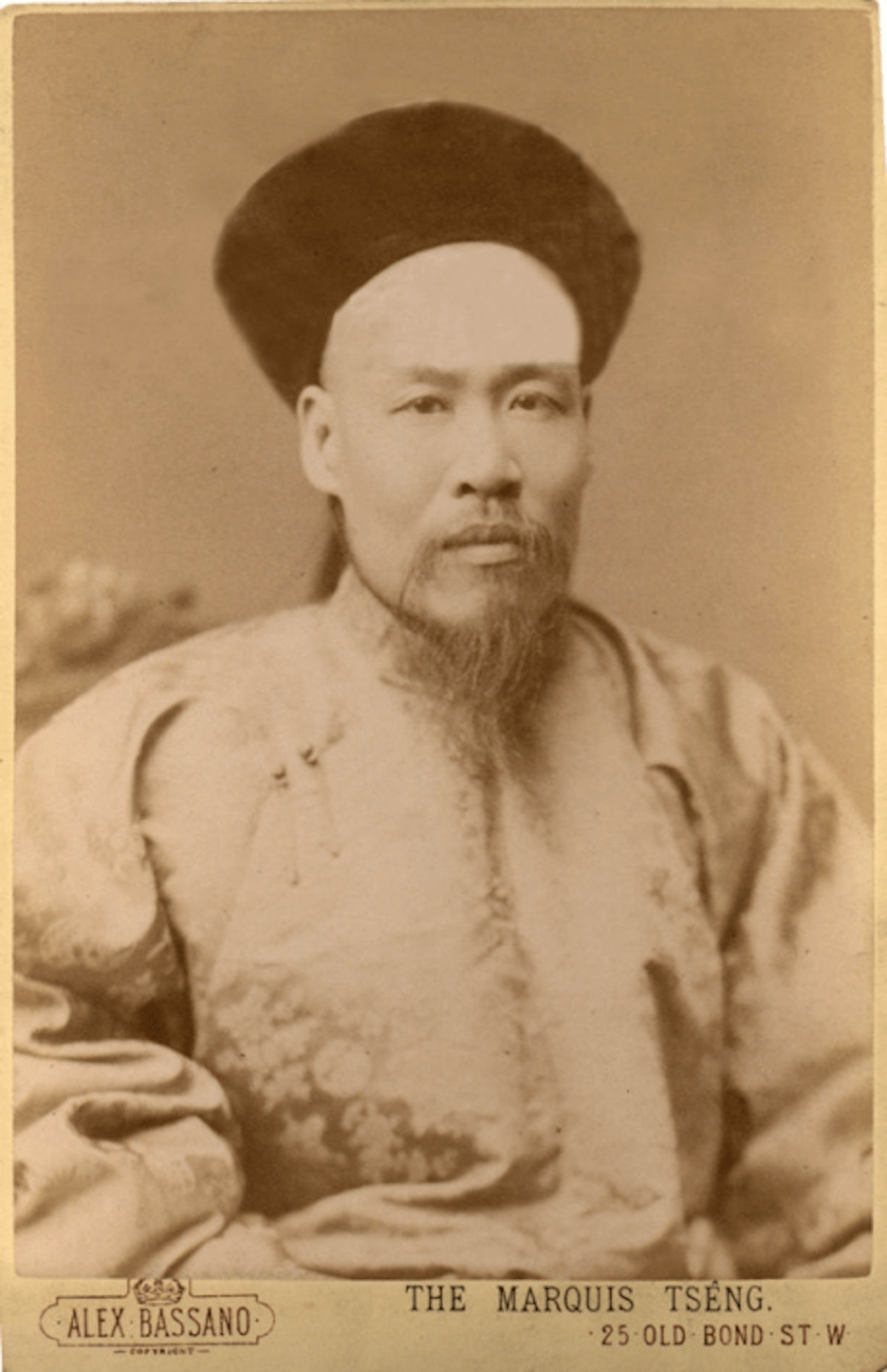 Figure 6: Portrait of Marquis Tseng (Zeng Jize), early 1880s, courtesy of Tong Bingxue.