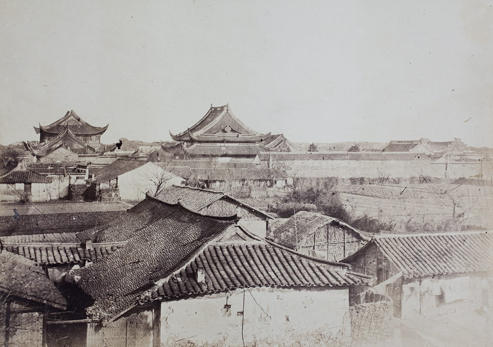 View of the Confucian Temple, Shanghai, 1863. HPC ref: RH01-19.